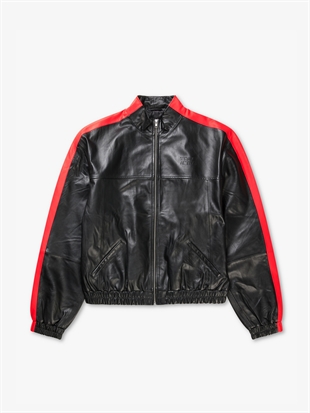 7 days active - Leather track jacket